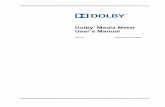Dolby Media Meter User's Manual - Minnetonka Audio