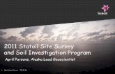 2011 Statoil Site Surveyand Soil Investigation Program: 2011 Open ...