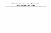 Site Visitor Evaluation Report for Endodontics