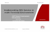 Implementing IMS Service in multi-Terminal Environment