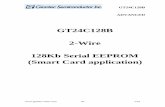 GT24C128B 2-Wire 128Kb Serial EEPROM (Smart Card application)