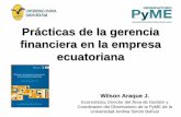 Prácticas de la gerencia financiera en la empresa ecuatoriana