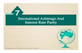 International Arbitrage & Interest Rate Purity