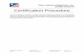 Certification Procedure (PRO-1)
