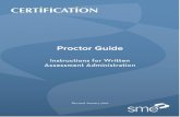 Proctor Guide for Written Assessment Administration