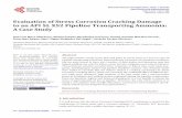 Evaluation of Stress Corrosion Cracking Damage to an API 5L X52 ...