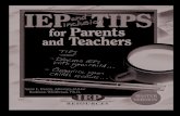 IEP and inclusion TIPS for Parents and Teachers