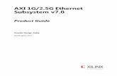 AXI 1G/2.5G Ethernet Subsystem v7.0 Product Guide (PG138)