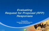 Evaluating Request for Proposal (RFP) Responses