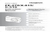 FE-270 / X-815 / C-510 Instruction Manual