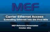 Carrier Ethernet Access Reference Presentation