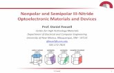 Nonpolar and Semipolar III-Nitride Optoelectronic Materials and ...