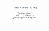 Data Stream Warehousing