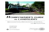 Homeowner's Guide to Landslides: Recognition, Prevention, Control ...
