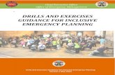 Drills and Exercises Guidace for Inclusive Emergency Planning