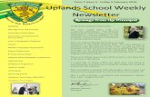 1 To all in the Uplands Community, The term ended today with two ...