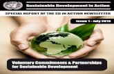 Voluntary Commitments & Partnerships for Sustainable Development