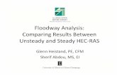 Comparing Results Between Unsteady and Steady HEC-RAS