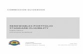 Renewables Portfolio Standard (RPS) Eligibility Guidebook