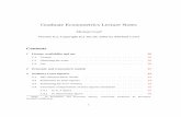 Econometrics Lecture Notes (OMEGA)