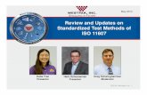 Review and Updates on Standardized Test Methods of ISO 11607