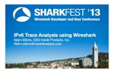 IPv6 Trace Analysis using Wireshark