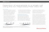 Detection of aneuploidy in a single cell using the Ion ReproSeq PGS