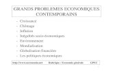 GRANDS PROBLEMES ECONOMIQUES CONTEMPORAINS