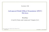 Advanced Field Effect Transistor (FET) Devices