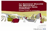 Le Sommet Écocité de Montréal : quelques faits saillants - Comptes ...