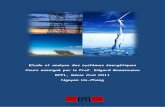 Etude et analyse des systèmes énergétiques