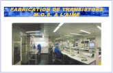 FABRICATION DE TRANSISTORS M.O.S. A L'AIME