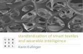 Standardisation of smart textiles and wearable intelligence