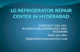Lg refrigerator repair center in hyderabad