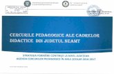 Cercuri pedagogice CADRE DIDACTICE 2016_2017