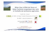 Bilan Gaz à Effet de Serre et bilan Carbone organique des sols à l ...
