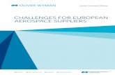CHALLENGES FOR EUROPEAN AEROSPACE SUPPLIERS