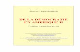 Alexis de Tocqueville (1840) DE LA DÉMOCRATIE EN AMÉRIQUE ...