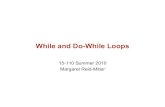 While and Do-While Loops