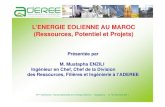 L'ENERGIE EOLIENNE AU MAROC (Ressources, Potentiel et Projets)