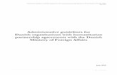 Administrative guidelines for Danish organisations with ...