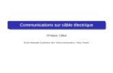 Communications sur câble électrique