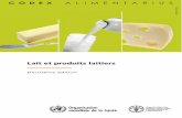 Codex Alimentarius - Lait et produits laitiers Deuxième édition