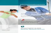 Broschüre Albatros Training, Physiotherapie und Sportmedizin (PDF)