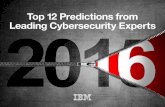 Top 12 predictions from leading cybersecurity experts for 2016