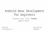Android Wear Development for beginners