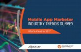 Mobile App Industry Survey: What's Ahead for App Marketing in 2017