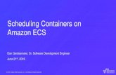 Scheduling Containers on Amazon ECS
