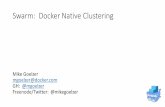 Docker Swarm: Docker Native Clustering