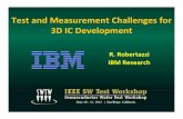 Test and Measurement Challenges for 3D IC Development